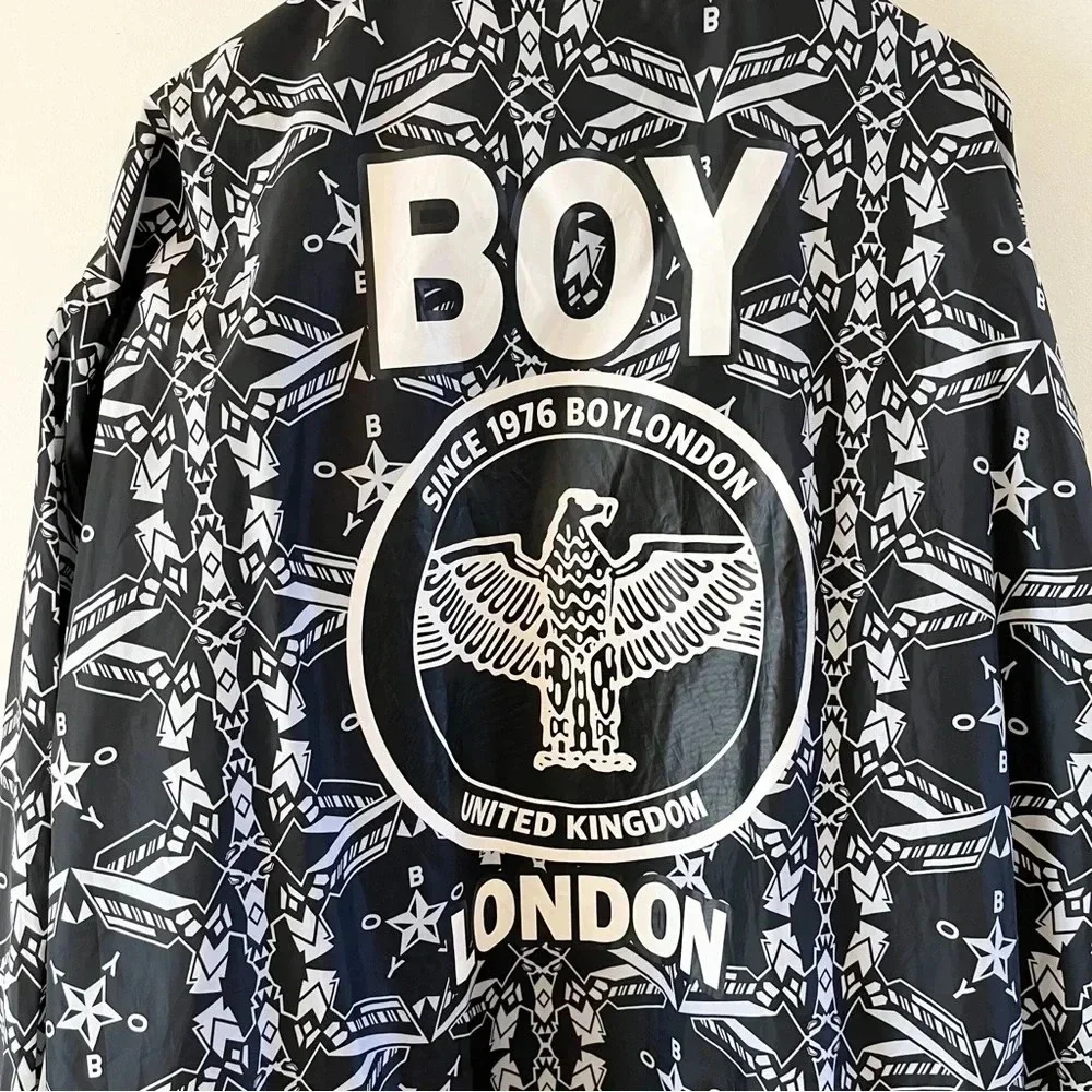 BOY London Men’s Streetwear Nylon Long Jacket British Size Small